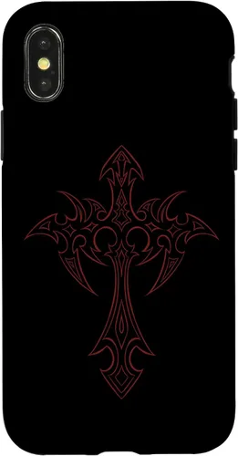 Vista 5 de Y2k Mall Goth Grunge Aesthetic Gothic Cross Case for iPhone 17