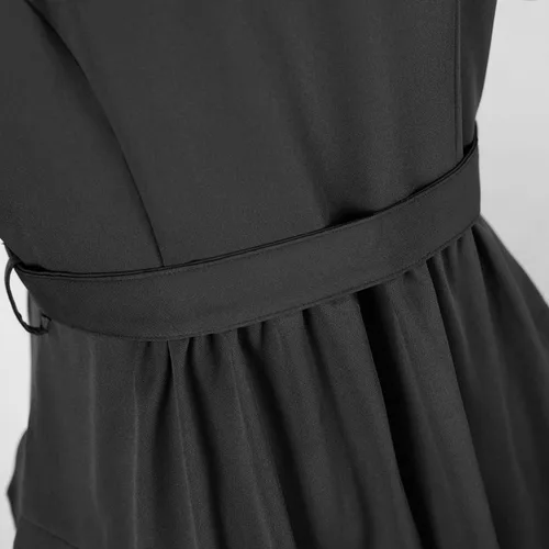 Vista 9 de Oiefeen Gabardina larga medieval gótica para mujer, disfraz de Halloween