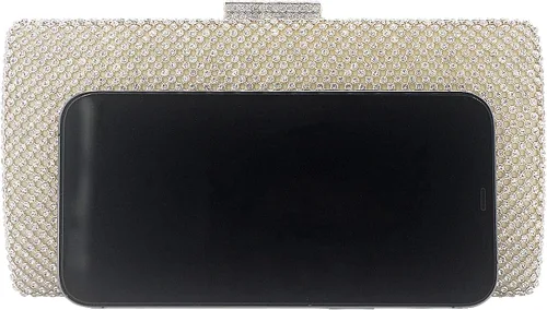 Vista 3 de Venoline Bolsos de noche de cristal para mujer con diamantes de imitación para mujer