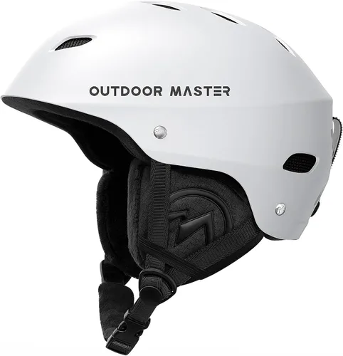 Vista 18 de OutdoorMaster Kelvin - Casco de esquí y snowboard para hombres, mujeres y jóvenes Adjustable Dial Fit Snow Helmet with ASTM Certified,14 Vents for