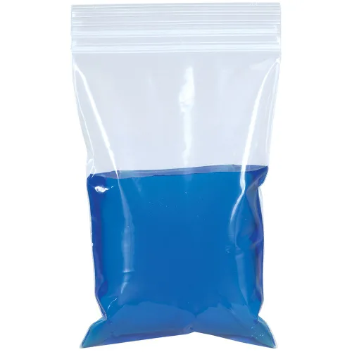 Vista 91 de Aviditi Poly Bolsa con cierre hermético blanco, 10" x 12", Azul, 1000