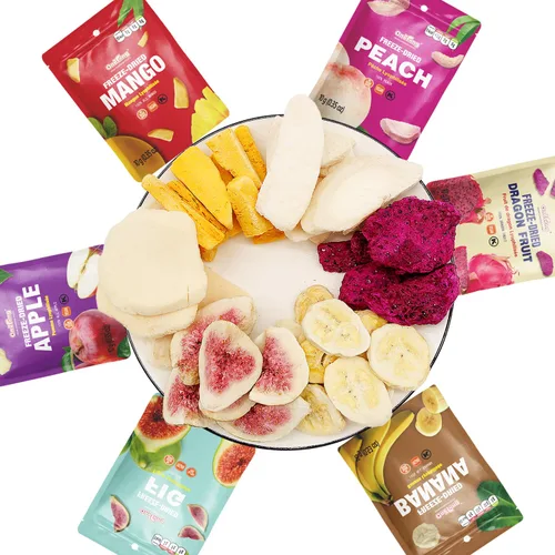 Vista 5 de ONETANG Fruta mixta liofilizada, paquete de 12 unidades, sin OMG, Kosher, sin azúcar añadida, sin gluten, vegano, regalos de vacaciones, aperitivo