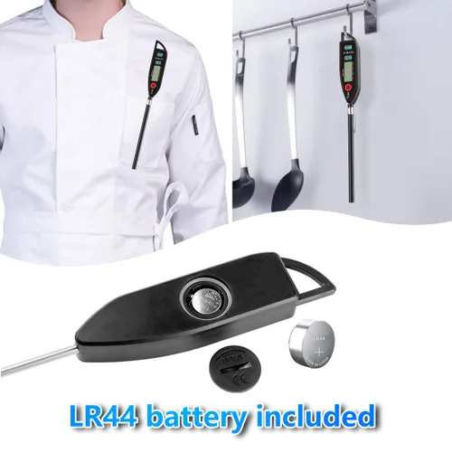 Vista 6 de BOMATA Termómetro digital para agua, líquido, vela y cocina. Termómetro de lectura instantánea para alimentos, resistente al agua IPX7 con sonda