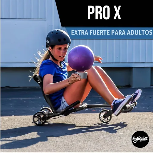 Vista 2 de EzyRoller Nuevo Pro-X Juguete Montable para Niños y Adultos - Negro