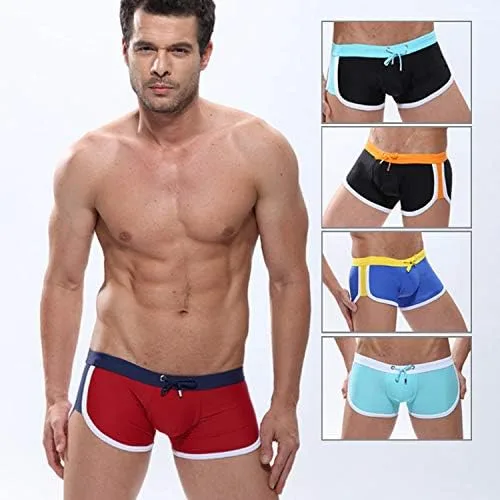 Vista 4 de CaveHero Traje de baño de nailon para hombre de secado rápido con forro intermedio
