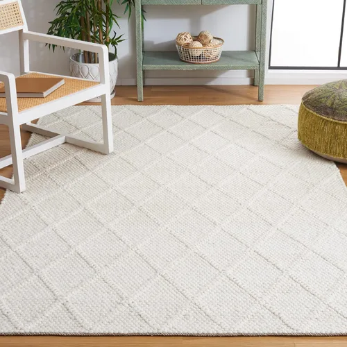 Vista 8 de SAFAVIEH Colección Natura - Alfombra decorativa de 2 x 3 pies, gris, hecha a mano de lana y viscosa, ideal para áreas de alto tráfico en entrada