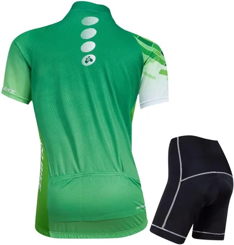 Vista 64 de Jersey de ciclismo para mujer, de manga corta, secado rápido, transpirable, para montaña.