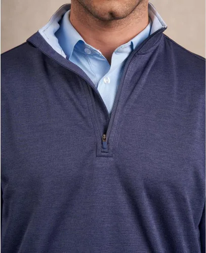 Vista 2 de Long Sleeve Golf Shirt Men 14 Zip Pullover Mens Long Sleeve Sun Protection Shirts UPF 50 Lightweight Athletic Pullover
