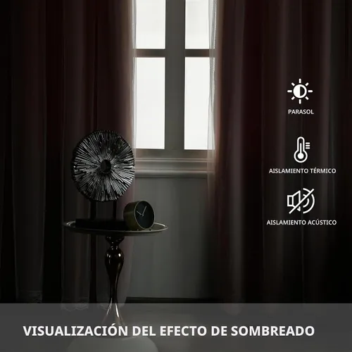 Vista 3 de naturetalk Cortinas opacas del 90% al 95% con transparente aplastado, juego de 2 paneles de cortina, ojales plateados antiguos, rosa bebé, 52