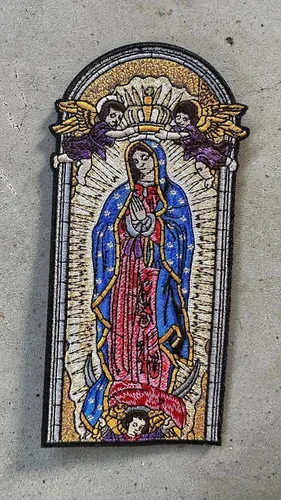 Vista 3 de Parche bordado de la Señora de Guadalupe Mary Jesus