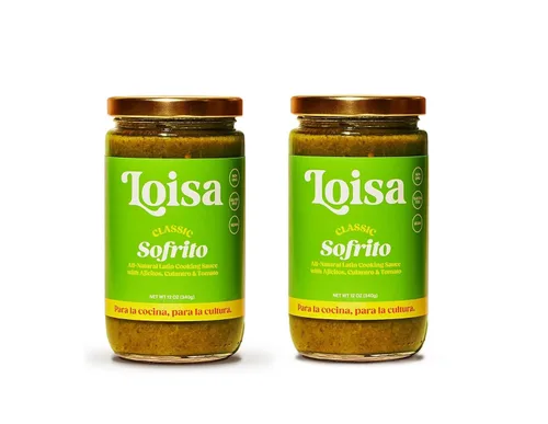 Vista 9 de Loisa Sofrito - Salsa de cocina, sin OGM, sin MSG, sin conservantes, sin colorantes artificiales, sin sabores artificiales, vegano, sabor latino