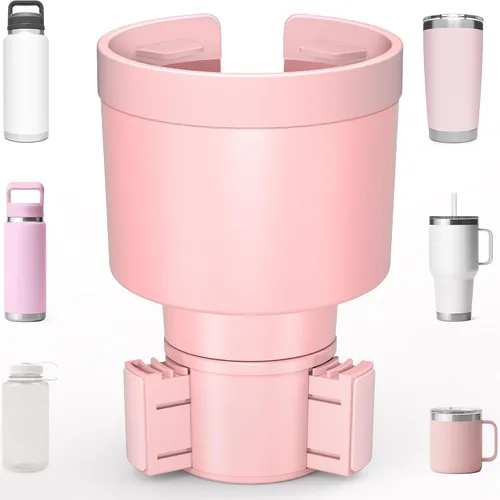 Vista 12 de SEVEN SPARTA Paquete de 2 soportes expansores de portavasos para automóvil, base ajustable, compatible con Yeti de 20/26/30 onzas, Hydro Flasks