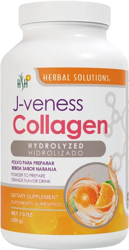 Vista 2 de J-Veness Colágeno en Polvo (Sabor Naranja) (Colageno sabor polvo Naranja)