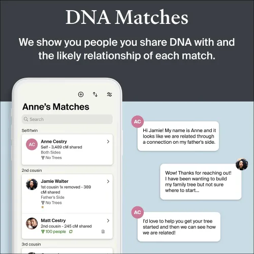Vista 7 de Kit de prueba genética AncestryDNA