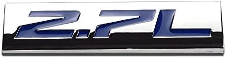 Vista 68 de 1.5L Negro/Cromo Aleación de Aluminio Auto Maletero Puerta Guardabarros Parachoques Insignia Calcomanía Emblema Cinta Adhesiva Pegatina