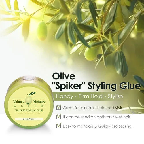 Vista 4 de esuchen "Spiker Styling Cola de oliva 2,84 oz