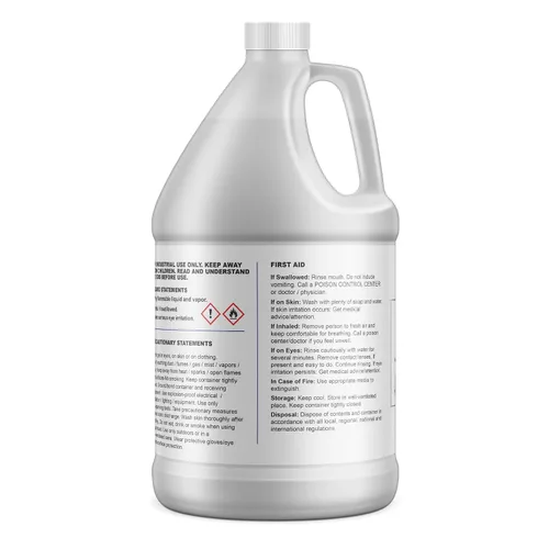 Vista 9 de Alcohol etílico (etanol) 95% desnaturalizado - 1 galón - Disolvente multiusos de alta pureza - Laboratorio, electrónica, diluyente de goma laca