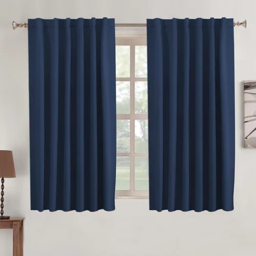 Vista 108 de Turquoize Cortinas Opacas con Aislamiento Térmico Paneles de Tratamiento de Ventanas con Bolsillo para Barra Paneles de Ventana para Ventanas