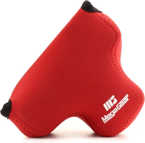Vista 11 de MegaGear MG1887 - Funda de neopreno ultra ligera para cámara compatible con Fujifilm X-T200 (XC15-1.772 in), color negro