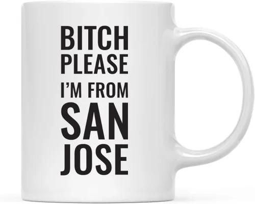 Vista 67 de Andaz Press Taza de café de 11 onzas, regalo de broma, Bitch Please I'm from Alabama, paquete de 1, incluye caja de regalo, divertidas ideas