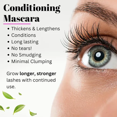 Vista 3 de Fifth & Skin NATURLASH - Máscara natural (bruñida), hipoalergénica para ojos sensibles, vegano, sin crueldad, gluten ni parabenos, nutre, alarga