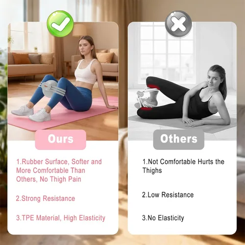 Vista 5 de HOTSWEAT Maestro de muslos, ejercitador interno del muslo, entrenador de muslos Kegel para mujeres con resistencia ajustable