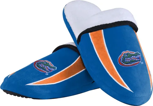 Vista 8 de FOCO mens NCAA College Team Logo Sherpa Moccasin Slippers