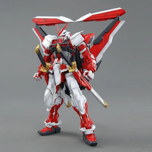 Vista 4 de Gundam Astray Red Frame Custom Gundam Seed Astray, Bandai MG 1/100 Kit de construcción
