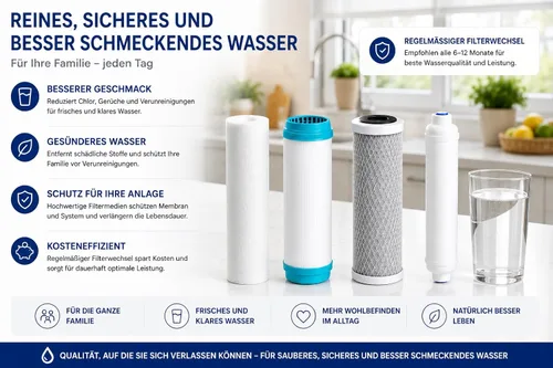 Vista 7 de Pack 4 Filtros Osmosis Inversa
