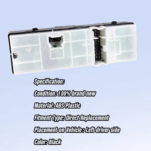 Vista 5 de Power Master - Interruptor de control de la ventana delantera izquierda del lado del conductor para Nissan Maxima 25401-9N00E 2009-2014