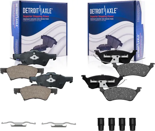 Vista 39 de Detroit Axle - Pastillas de freno para Avalanche Express Suburban Savana Yukon XL 1500 Chevy Tahoe GMC Cadillac Escalade, Pastillas de freno