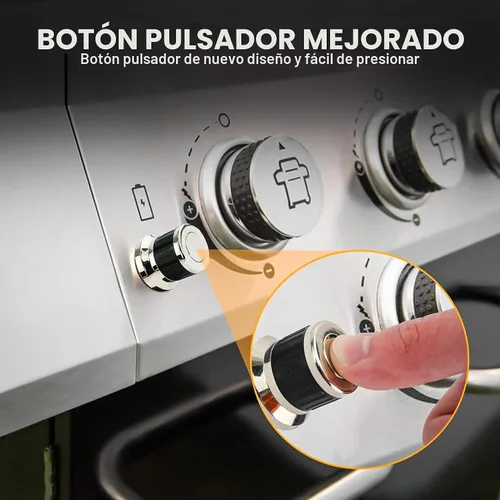 Vista 6 de Onlyfire. Botón de ignición para parrilla. AA Battery Tact Push Button Switch for Select Gas Grill Models by Brinkmann, Broil-Mate, Broilmaster