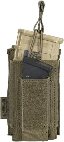 Vista 14 de EXCELENTE ELITE SPANKER - Funda de munición de tipo MOLLE con parte superior abierta, individual/doble/triple, para cargadores elásticos de rifle M4