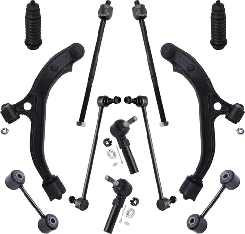 Vista 49 de Detroit Axle - Kit de extremo delantero para Hyundai Sonata XG350 XG300 Kia Optima, 2 brazos de control superiores con juntas de bola, 2 brazos