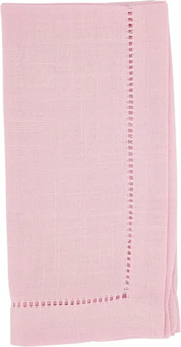 Vista 28 de SARO LIFESTYLE Servilleta de cóctel con borde cosido (juego de 12), negro, 6"x6