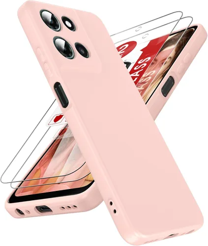 Vista 181 de LeYi Funda para Motorola Moto G Play 4G 2024: Funda para Moto G Play 4G 2024 con funda delgada y antiarañazos, silicona líquida a prueba de golpes