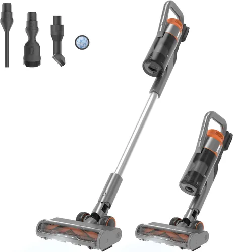 Vista 12 de WORX Aspiradora inalámbrica de 20 V WX038L.1, potente aspiradora inalámbrica de 25 Kpa de alta succión para pelo de mascotas, aspiradora de mano