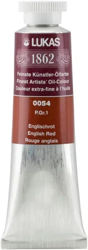 Vista 135 de Lukas 1862 Pintura al Óleo para Artistas Profesionales - Colores Tierra Amarillentos, 37 mL - Juego de 4 - Destacada Resistencia a la Luz, Sin