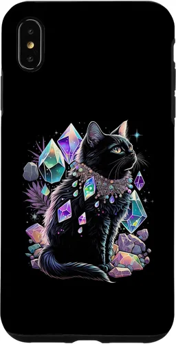Vista 7 de Funda con diseño de ilustración para iPhone 15 con diseño de gato esotérico