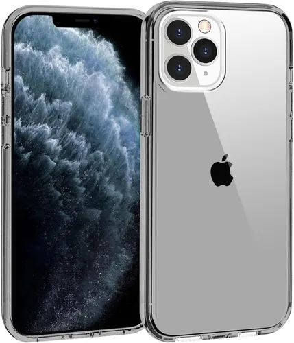 Vista 64 de TENOC Funda para teléfono compatible con iPhone 11, color negro, antihuellas, antigolpes, mate, para 6.1 pulgadas