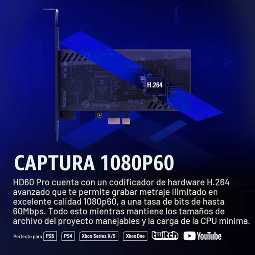 Vista 3 de Elgato Game Capture HD, Xbox y PlayStation Grabadora de juegos de alta definición para Mac y PC