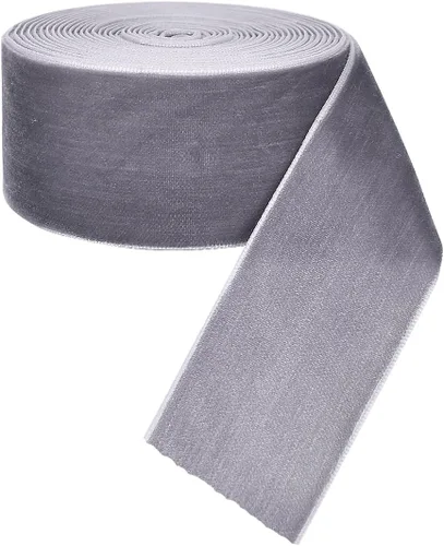 Vista 61 de Chenkou Craft 5 yardas de cinta de terciopelo para decoración navideña y embalaje artesanal