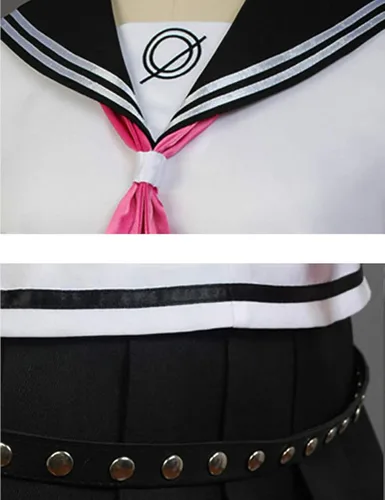 Vista 4 de Mioda Ibuki - Disfraz de uniforme de escuela secundaria trajes de fiesta para cosplay