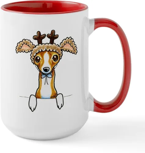 Vista 23 de CafePress Deer Season Closed Large Mug 15 oz (444 ml) Ceramic Coffee Mug