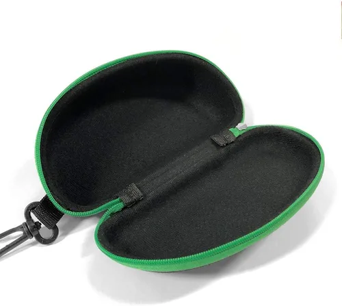 Vista 3 de Paquete de 3 fundas con cremallera para lentes y gafas de sol con mosquetón de plástico