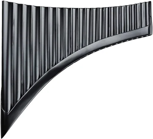 Vista 2 de 22 tubos G Key Profesional Black Pan Flauta China Tradicional Instrumento Musical Tubos Fácil de Aprender con Exquisitas Tubos de Pan Marrón Flauta