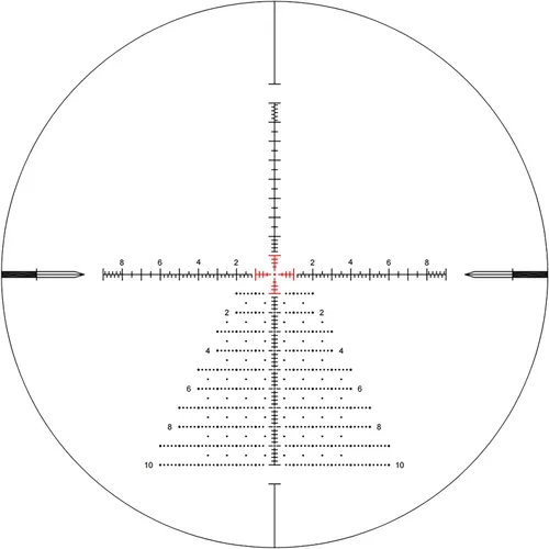 Vista 9 de WestHunter Optics TD 5-30x56 SFIR FFP Precision 1/10 MIL Riflescope para disparos de competición, torreta de parada cero iluminada, primer plano