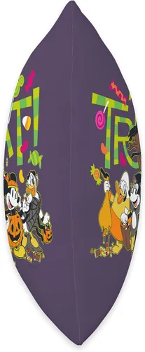 Vista 2 de Disney Mickey and Friends We Choose Treat - Almohada de Halloween, 18.0 x 18.0 in, multicolor