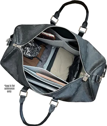 Vista 4 de Divitize Organizador de Bolso Premium compatible con LV Keepall 253545505560, hecho a mano, ajuste perfecto, cómodo y resistente, fieltro de 3mm