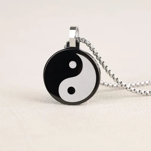 Vista 4 de GAVU Collar Fengshui Yin Yang para hombre